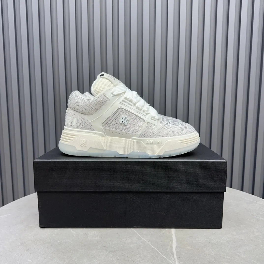 Men's shoes 💰760💰 AMIRI AMIRI fashion brand hot sale 🔥 Available all year round, couples 💑 Official website synchronization Imported fabrics 1⃣️ vs 1⃣️ replica, original factory special original sole, 35-45 (45. non-refundable)